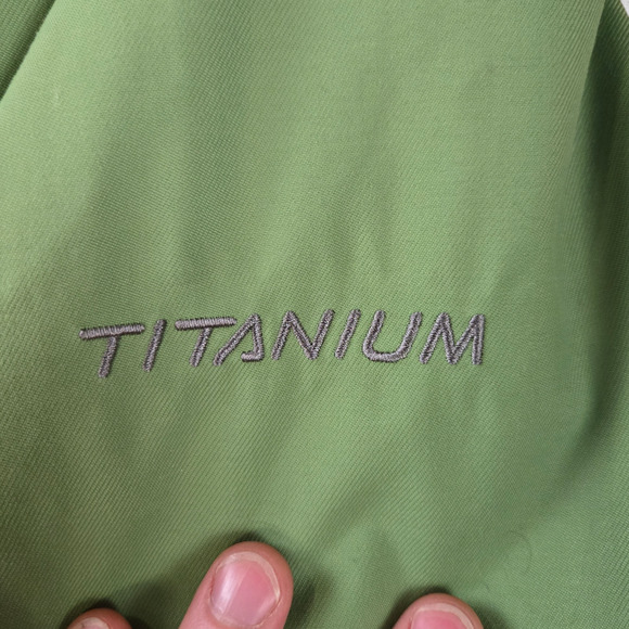 Columbia Green Titanium Faux Fur Lined Winter Snowboard Ski Jacket Size Medium - Picture 12 of 16